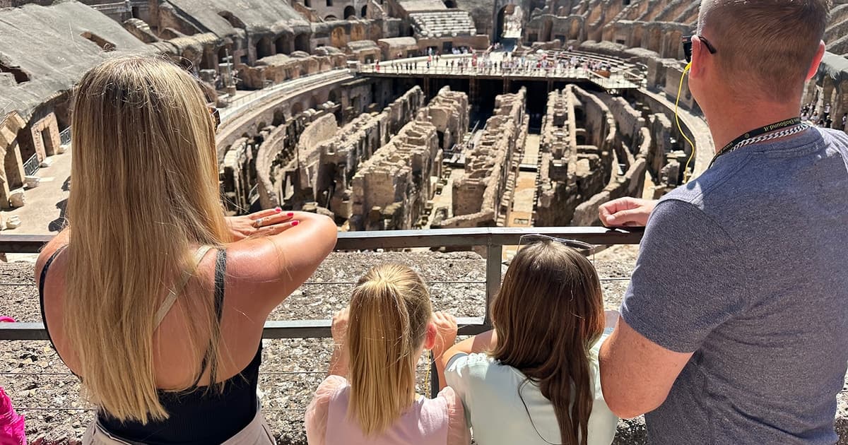 Recorrido familiar para niños por el Coliseo y la Antigua Roma