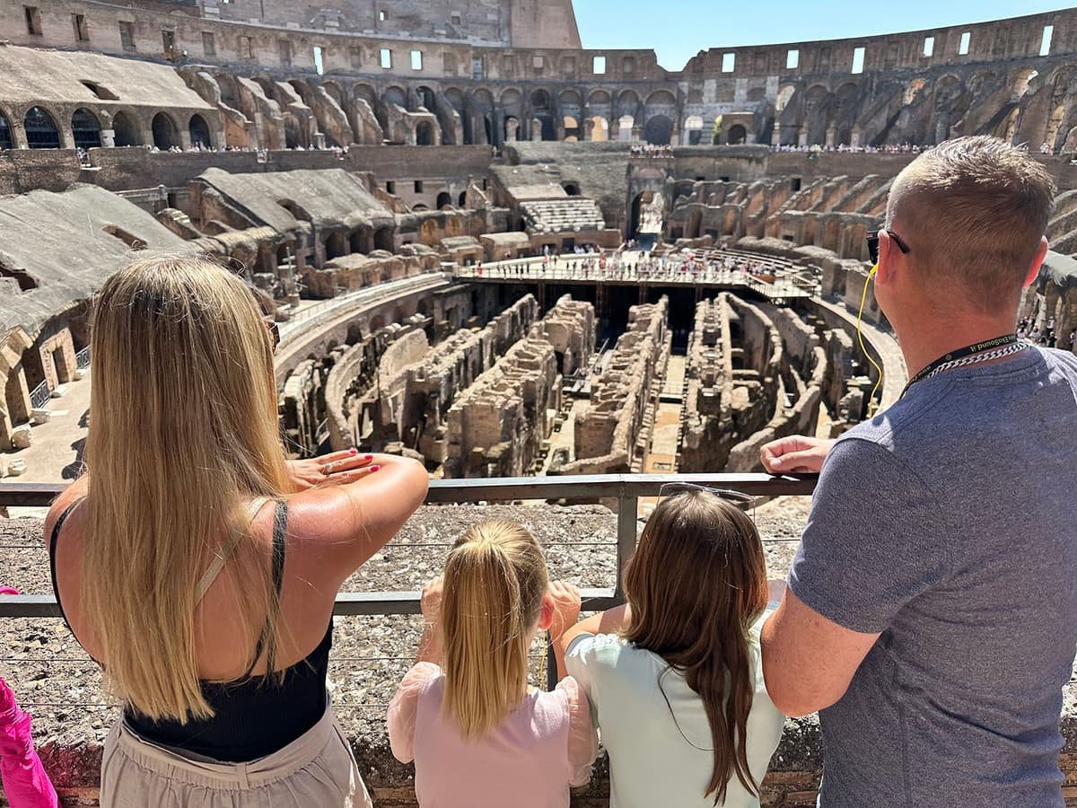 Recorrido familiar para niños por el Coliseo y la Antigua Roma