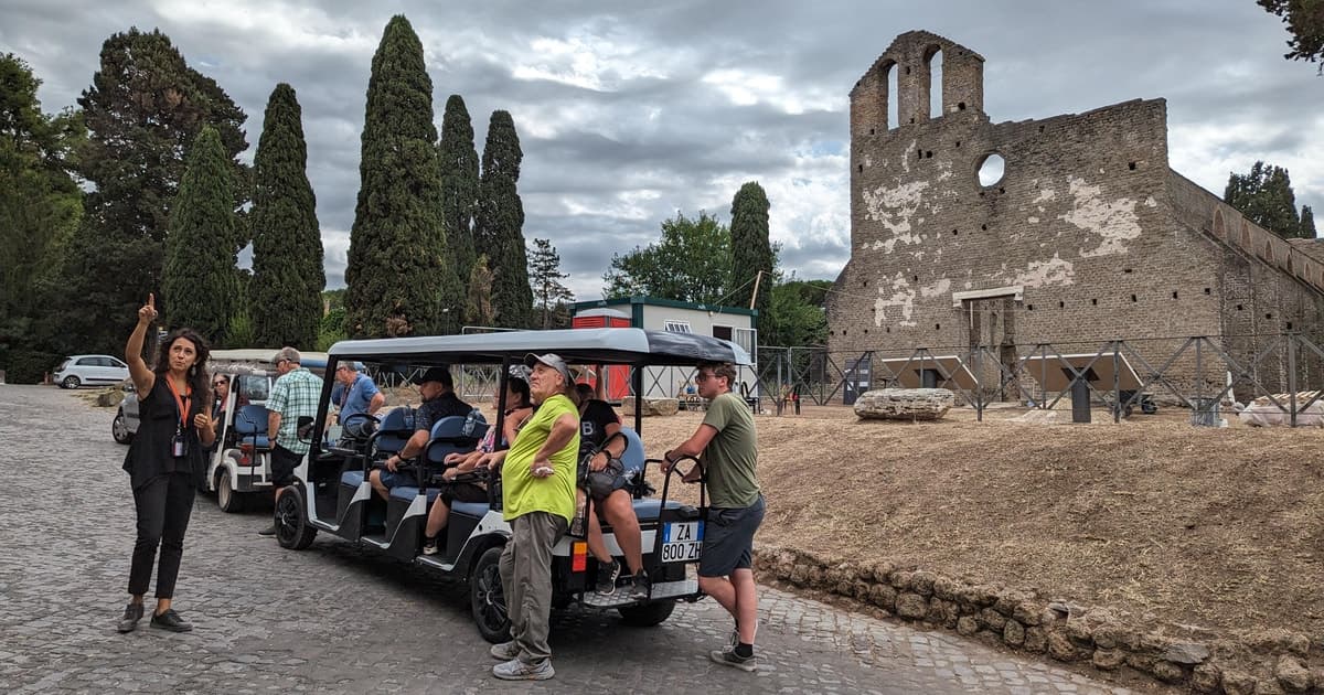Rome: Appian Way & Catacombs Golf Cart Shared Tour