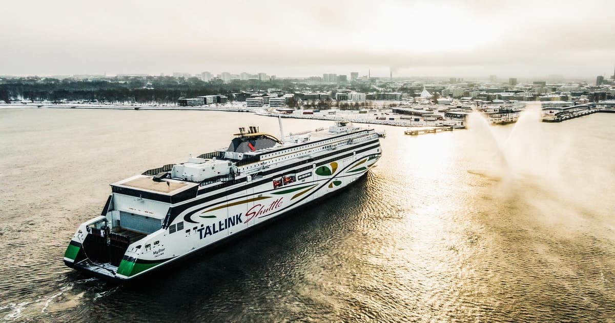Desde Helsinki: billete de ferri de ida y vuelta a Tallin para una excursión de 1 día