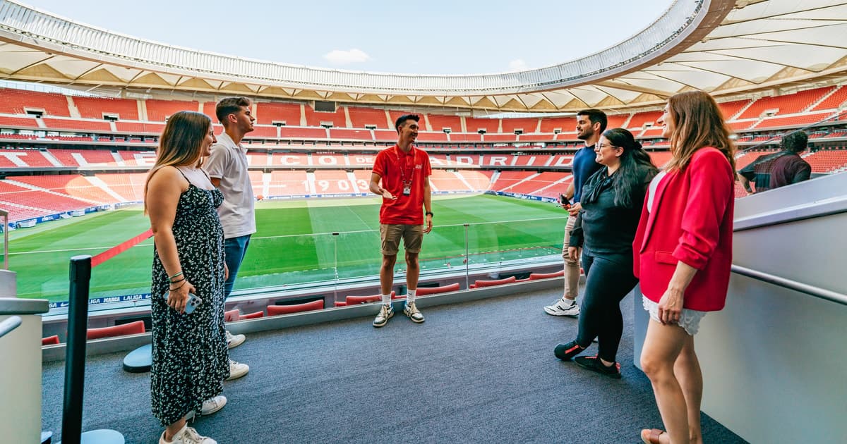 Madrid: Entrada al estadio del Atlético de Madrid