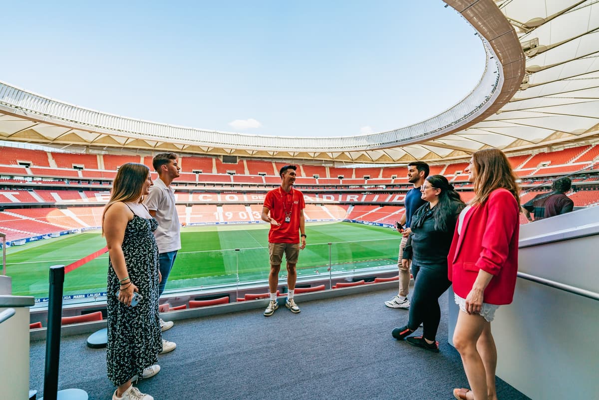 Madrid: Entrada al estadio del Atlético de Madrid