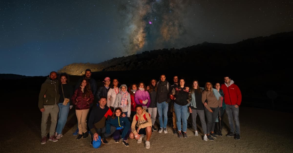 Teide: tour guiado de observación de planetas con telescopio