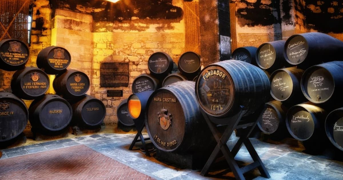 Jerez: tour guiado a las Bodegas Fundador con catas