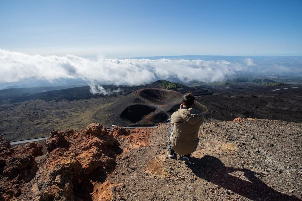 Catania: excursión matutina al Etna con degustación y recogida