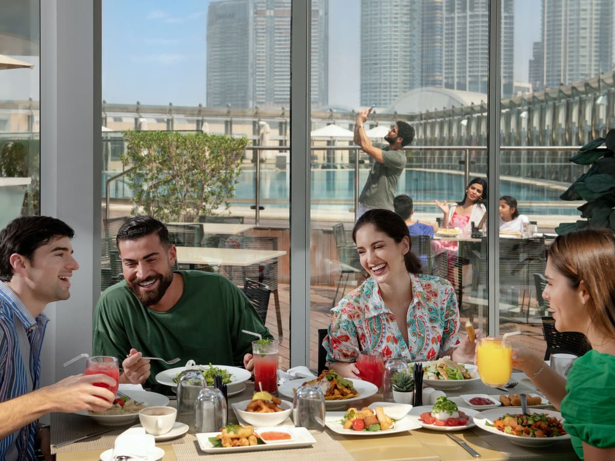 Burj Khalifa: Nivel 124, 125 y The Burj Club Comida de 3 platos