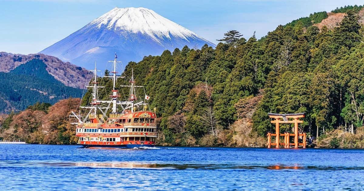 Tokyo Mt Fuji 5th St & Hakone Cruise Bus Tour w/Bullet Train