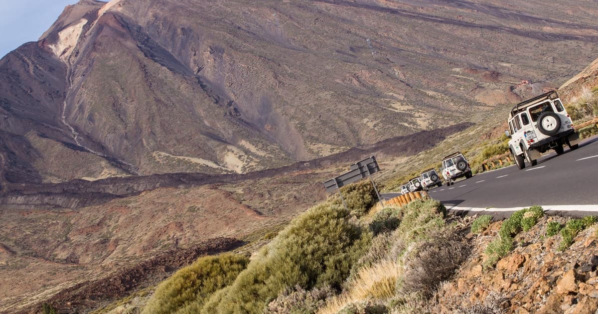 From Playa de las América: Half-Day Jeep Safari Tour