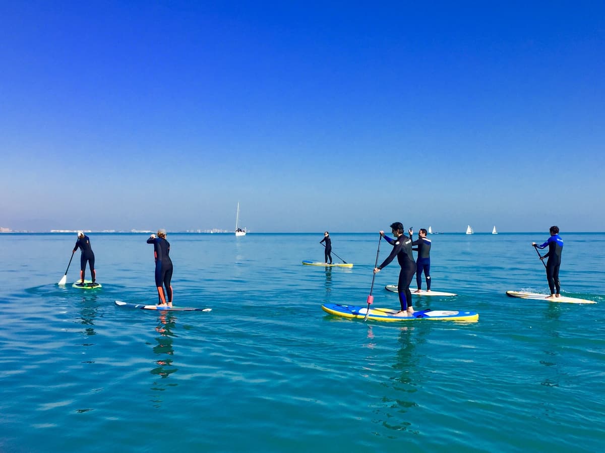 Valencia: Lección de 1 hora de Stand Up Paddle Board