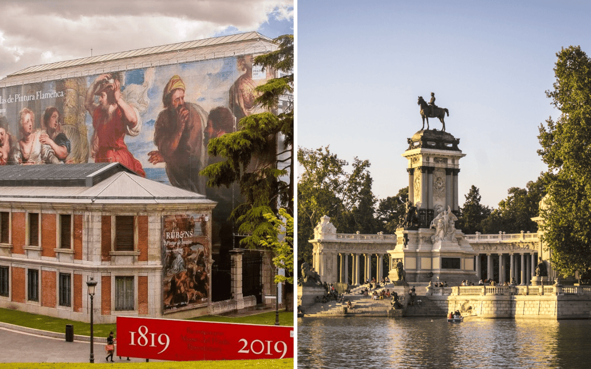 Madrid: Visita guiada al Museo del Prado y al Parque de El Retiro