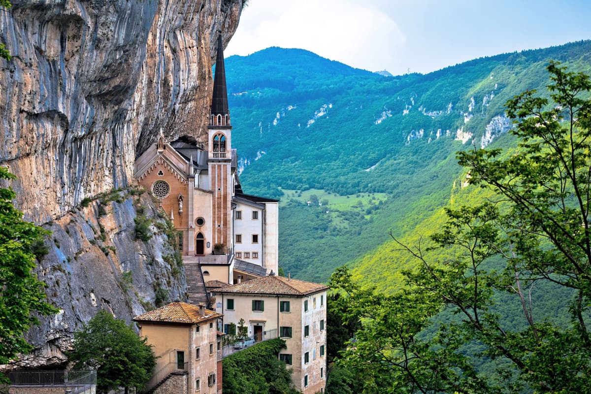 From Verona: Madonna della Corona and Sirmione Full Day Trip