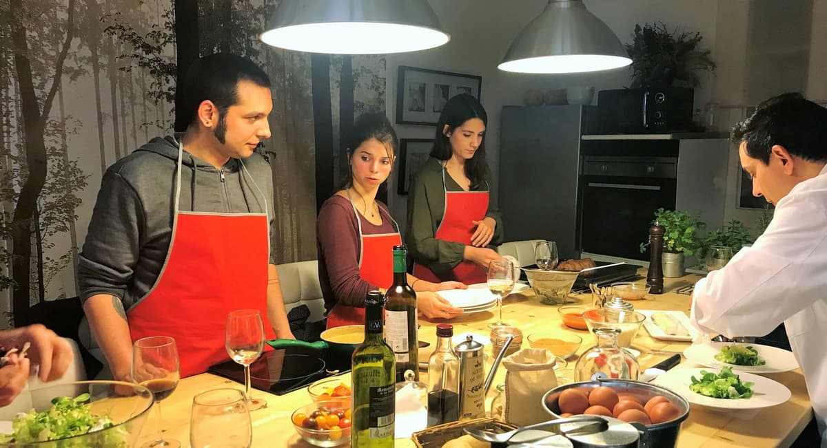 Barcelona Paella Cooking Workshop, Tapas, Sangría & Boquería