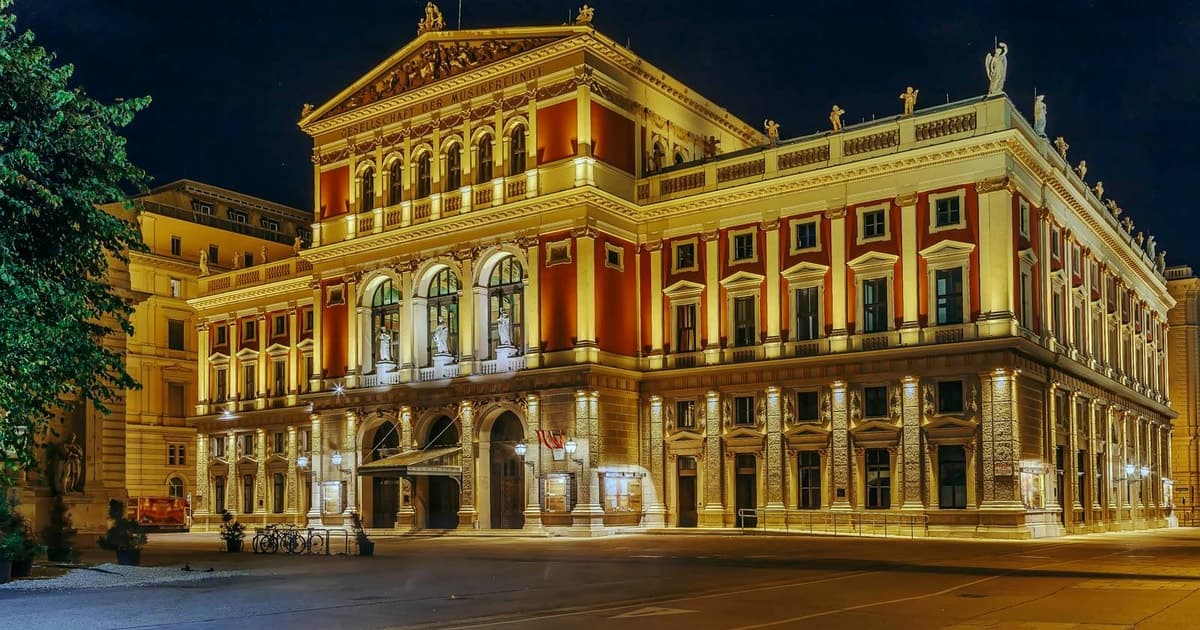 Viena: concierto de música clásica en el famoso Musikverein
