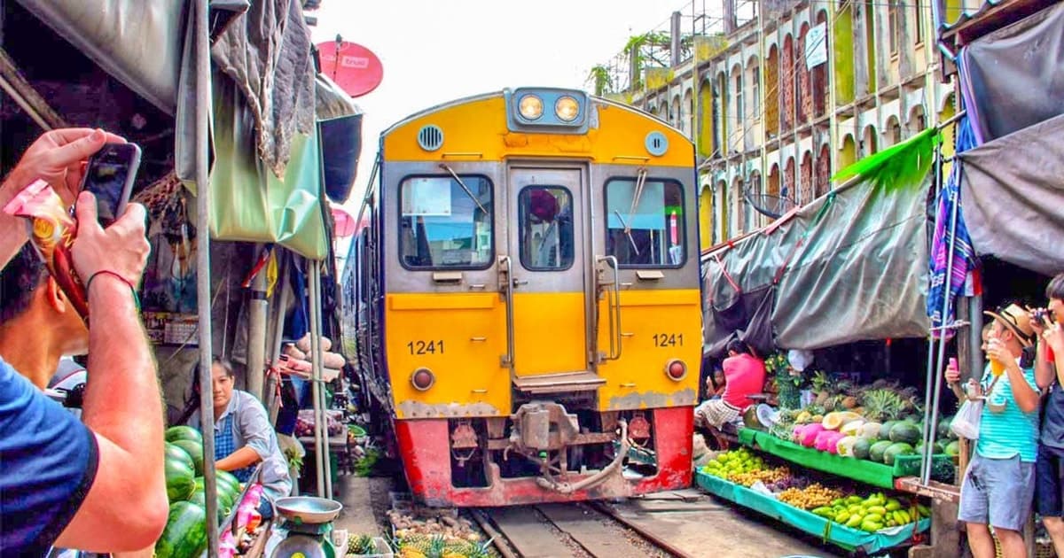 Desde Bangkok: Excursión a los Mercados y Ayutthaya
