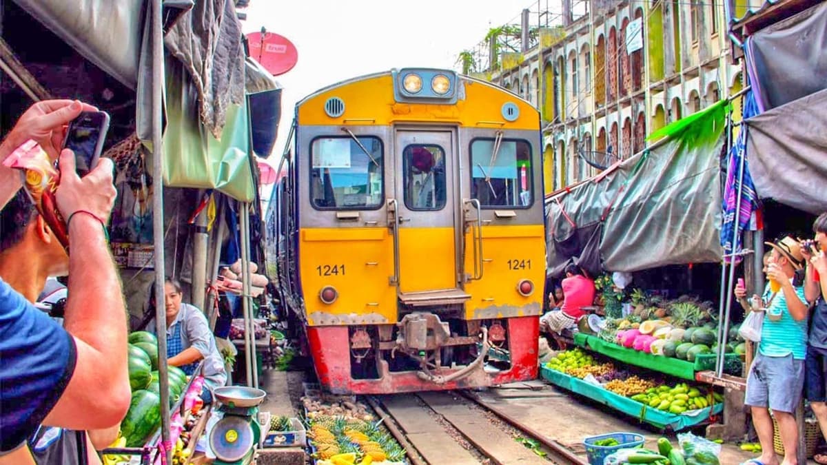 Desde Bangkok: Excursión a los Mercados y Ayutthaya