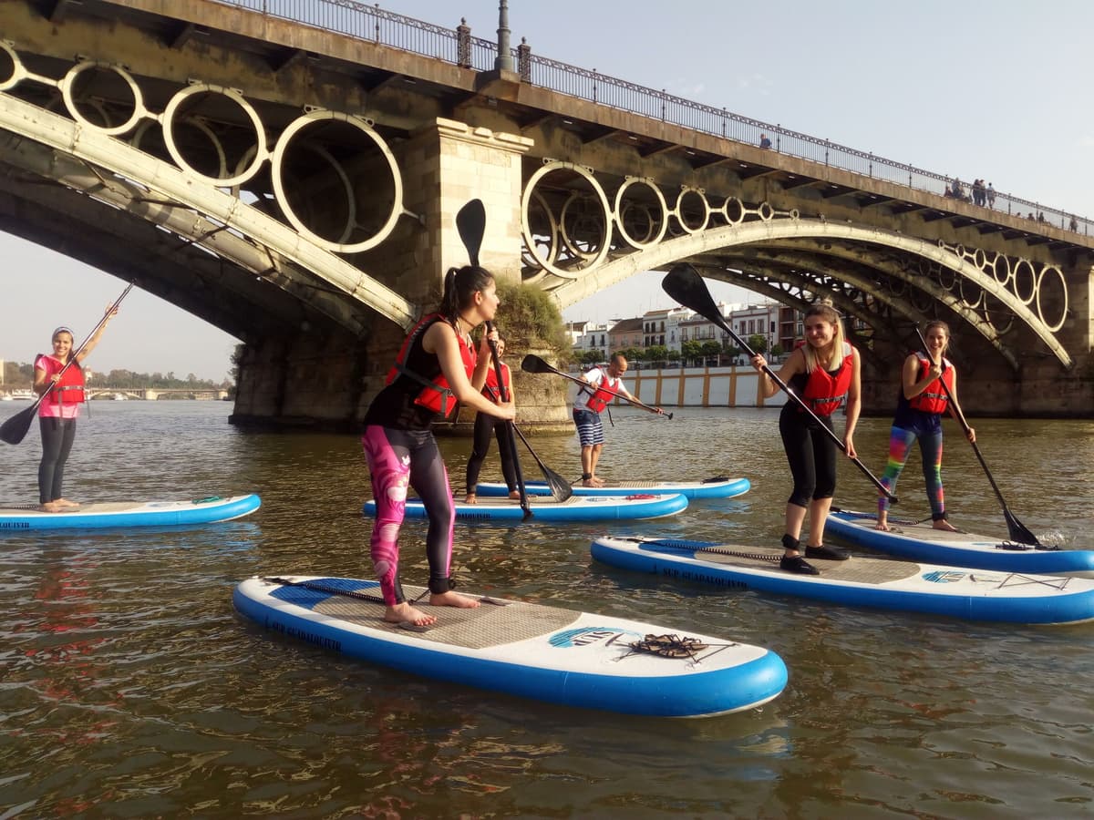 Sevilla: Clase de Paddle Surf de 2 horas
