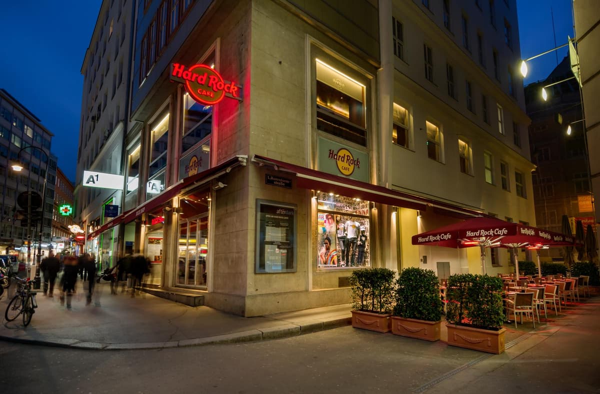 Viena: Hard Rock Café con menú fijo para almuerzo o cena