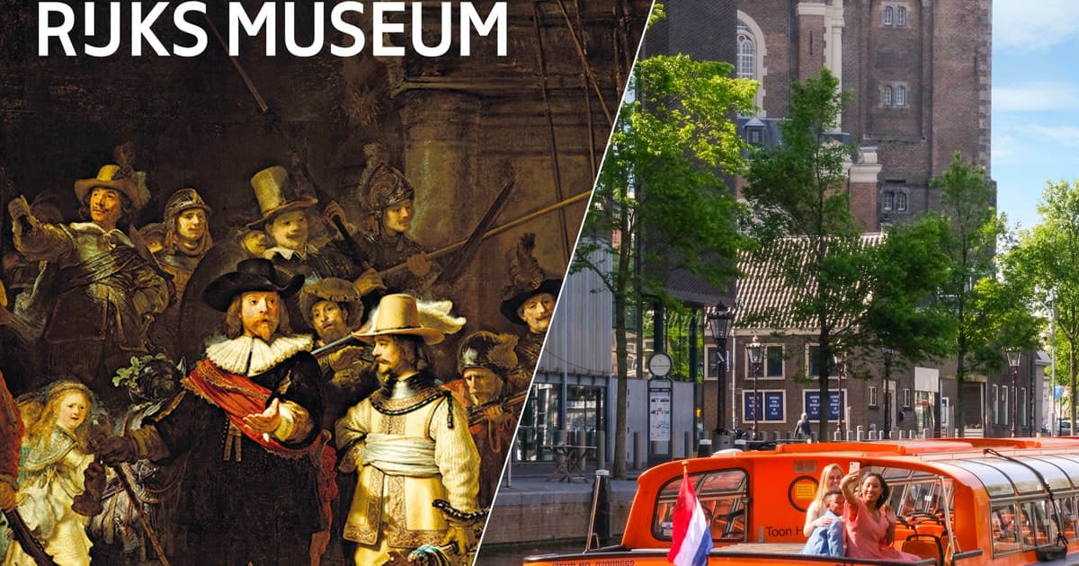 Ámsterdam: Rijksmuseum y paseo en barco por los canales