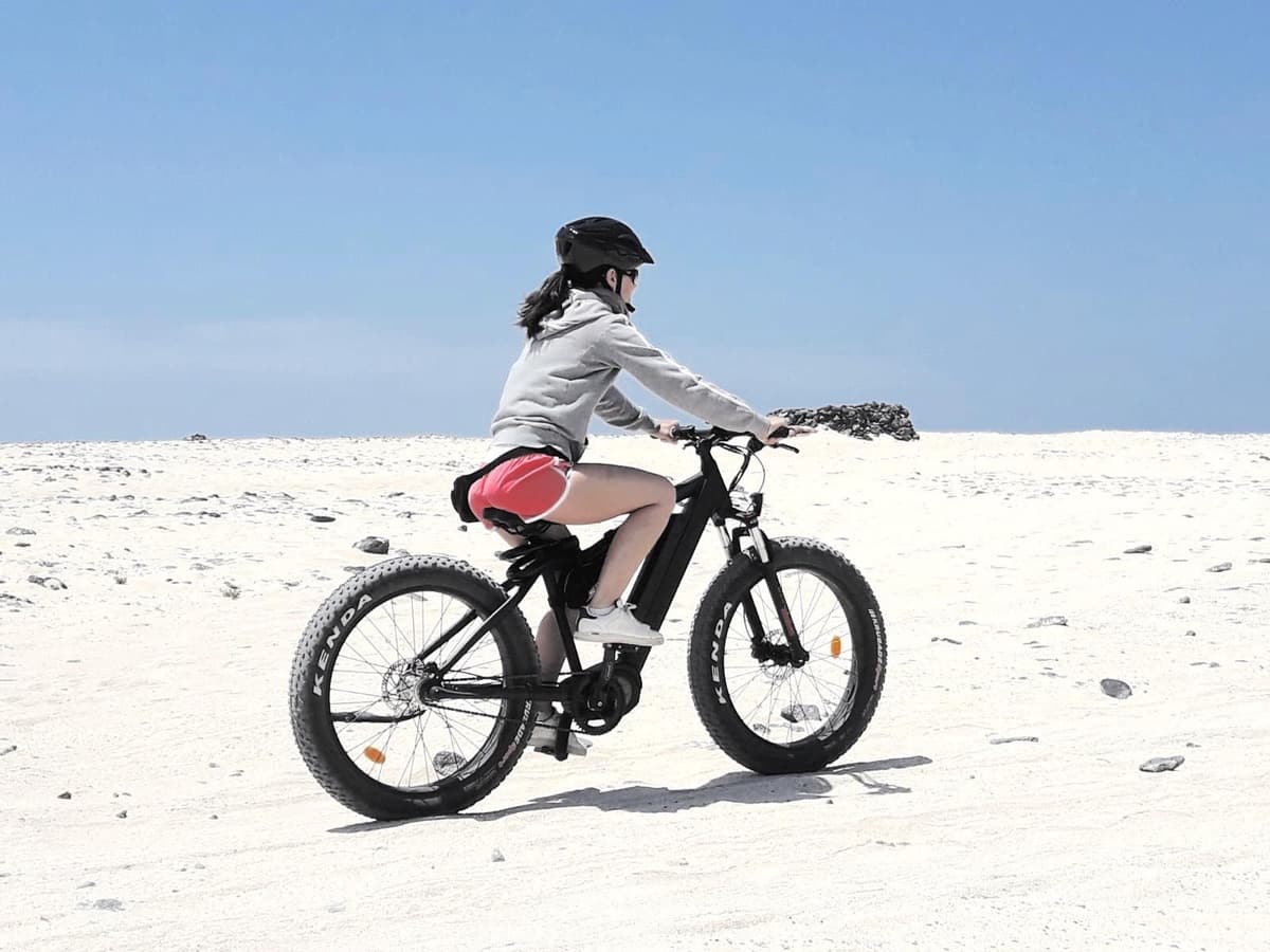 Lanzarote: Excursión avanzada en bicicleta eléctrica de 5 horas por Fuerteventura