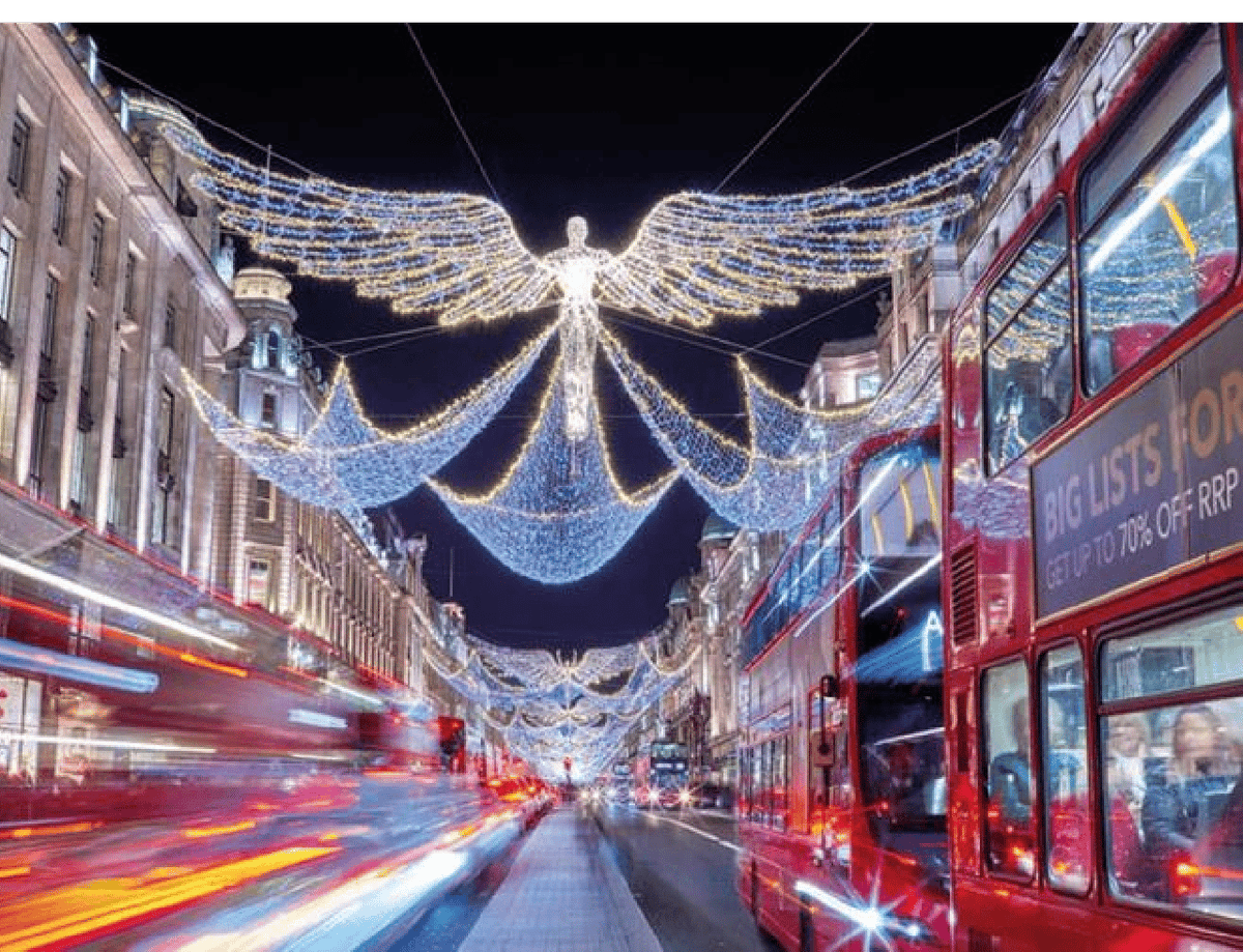 London: Christmas Lights Bus Tour With Live Guide