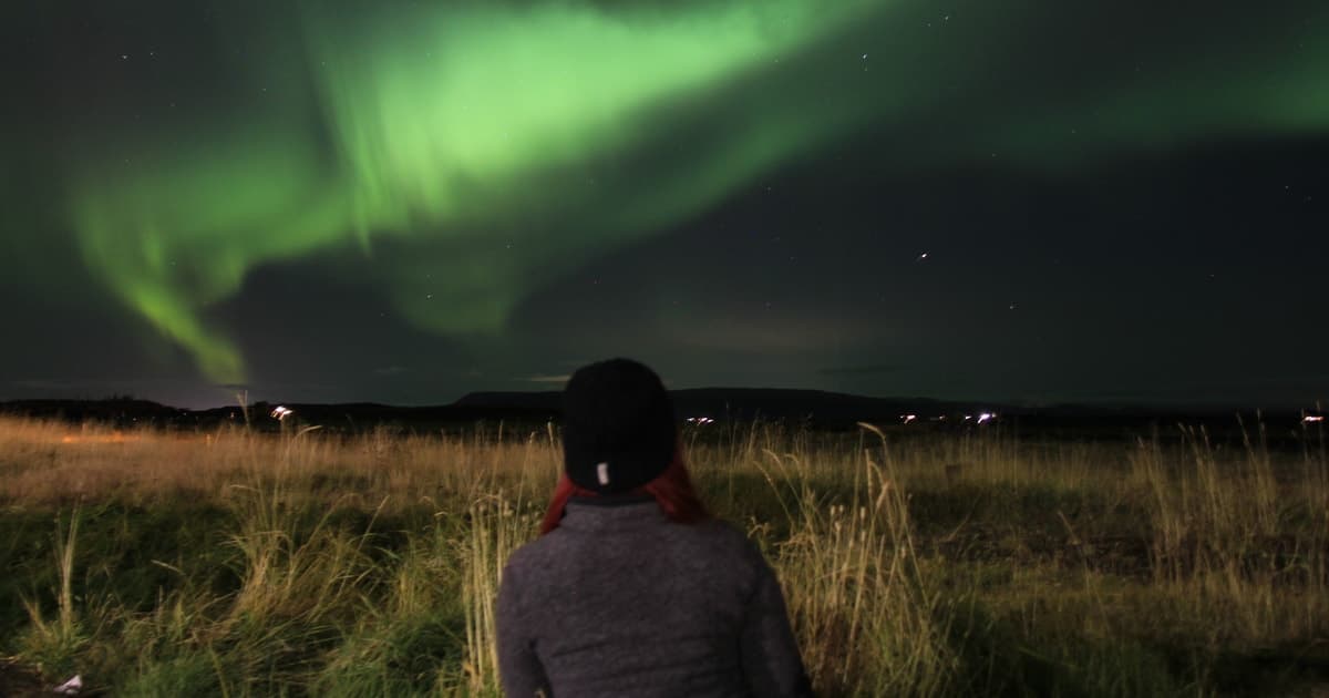 From Reykjavík: Spot the Northern Lights with Snacks & Drink