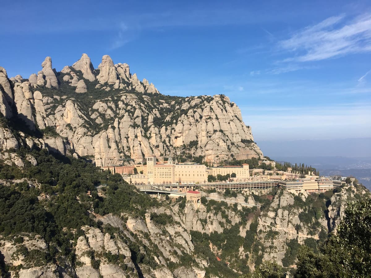 From Barcelona: Montserrat Mountain Hike and Abbey Tour