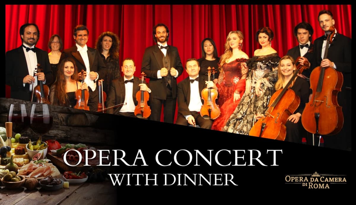 Roma: Concierto de Ópera Italiana y Cena Tradicional