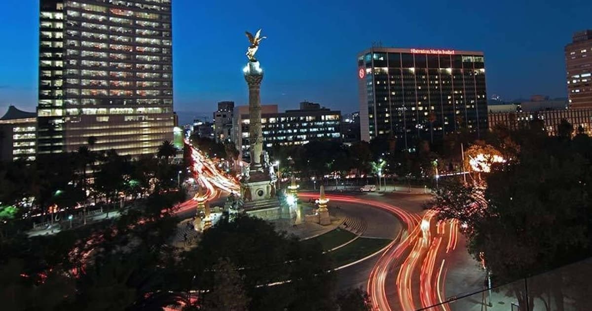 Ciudad de México: Tour nocturno de la ciudad en autobús de dos pisos