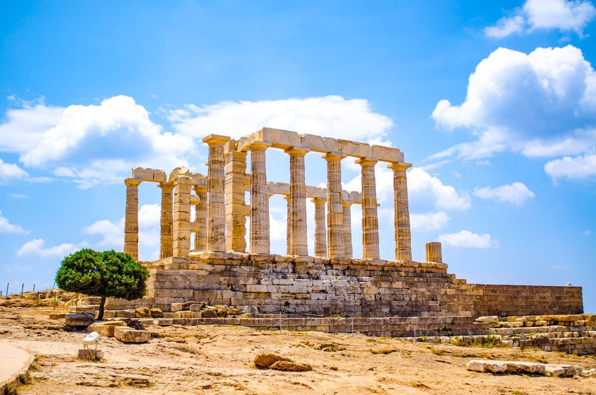 Desde Atenas: tour de medio día al templo de Poseidón y el cabo Sunión