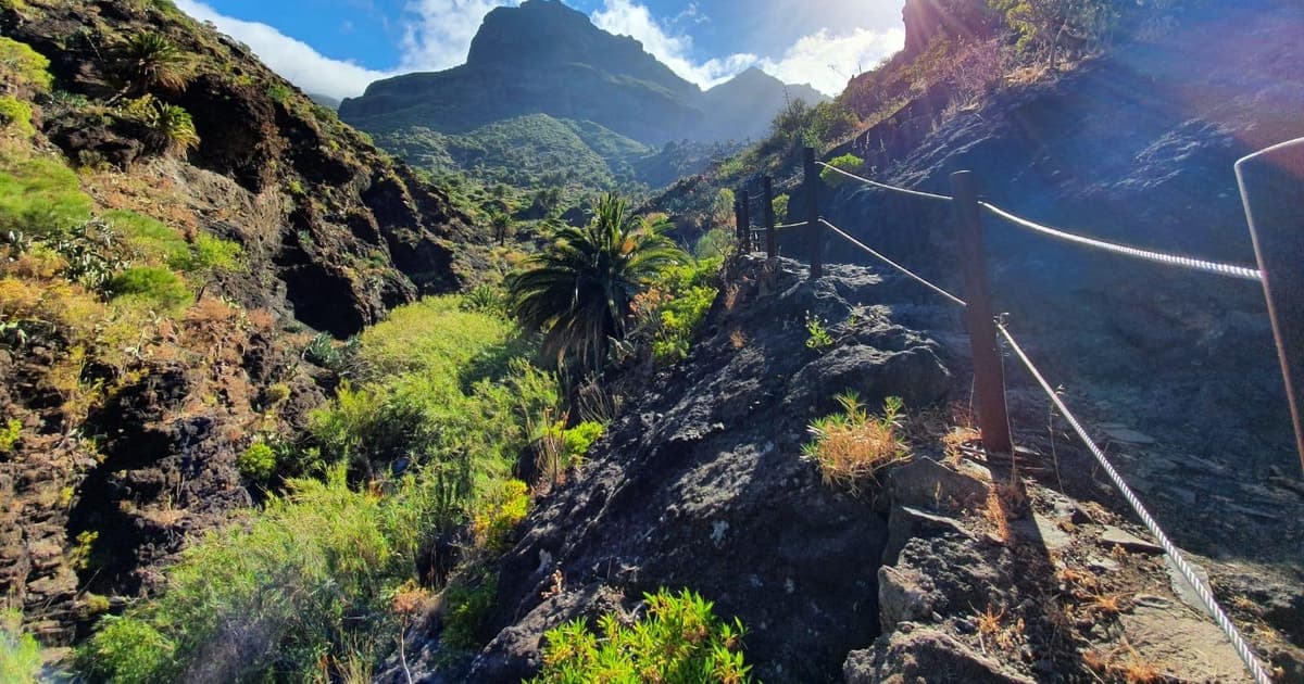 Ruta de senderismo guiada por la garganta de Masca