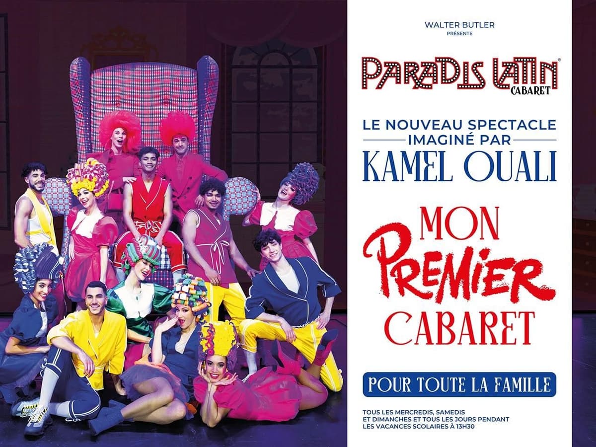París: Espectáculo familiar "Mi primer cabaret" en el Paradis Latin