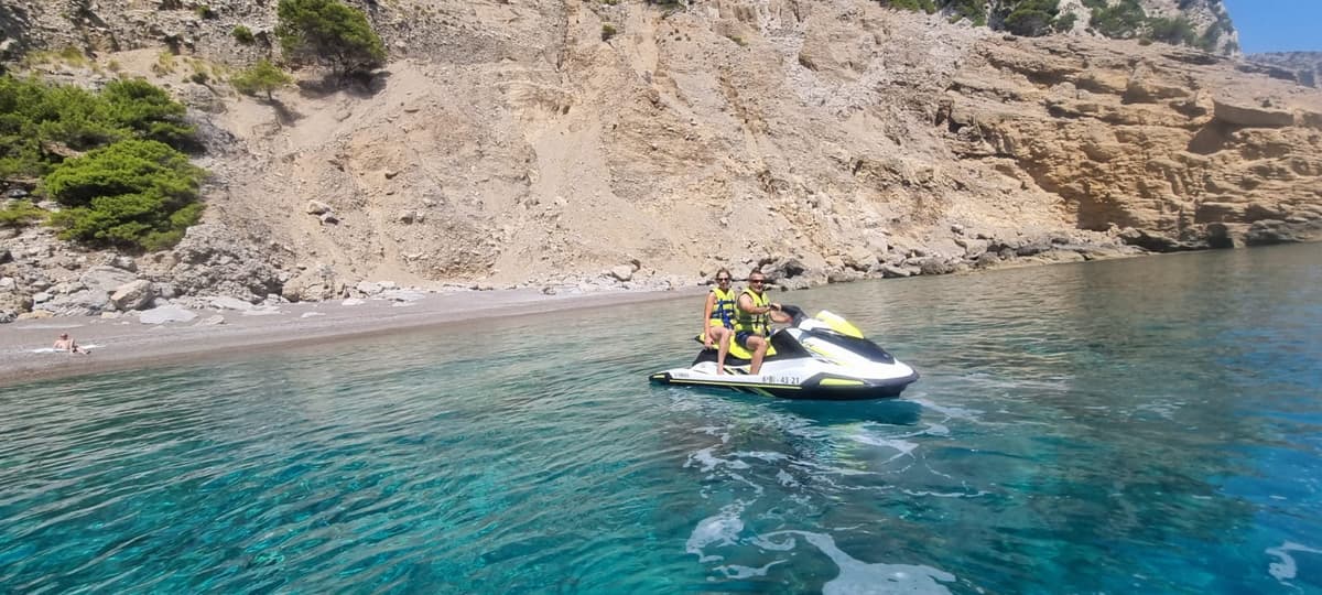 Alcudia: Excursión en moto de agua por la playa de Aucanada