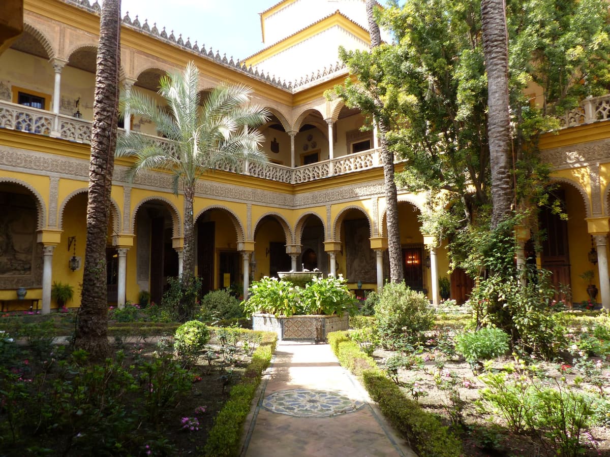 Sevilla: Palacio de Las Dueñas Ticket de entrada y tour guiado