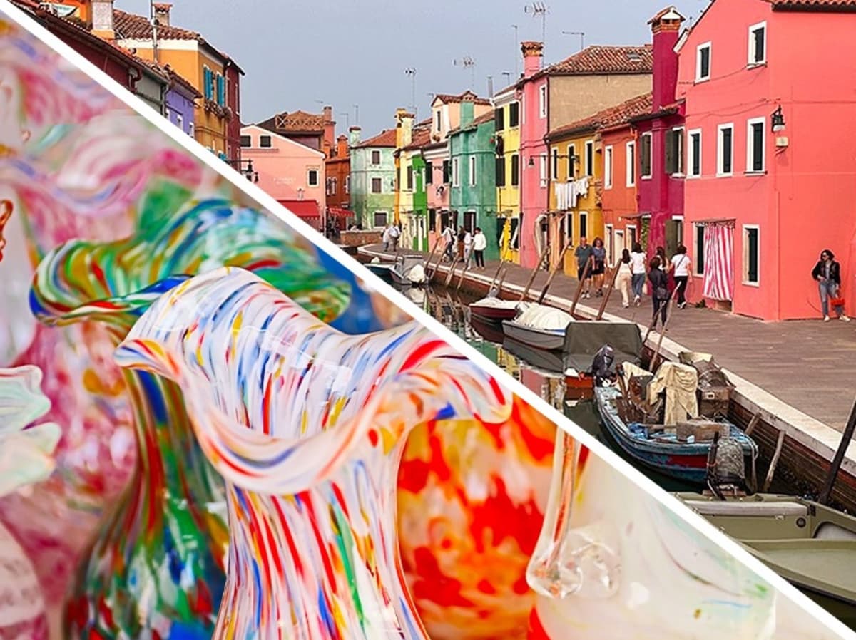 Desde Venecia: Excursión de medio día en barco por las islas de Murano y Burano