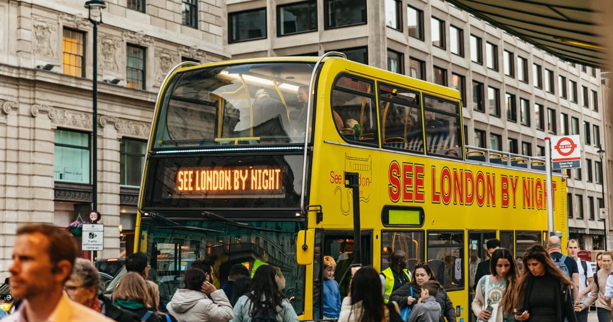 London: London by Night Sightseeing Open-Top Bus Tour