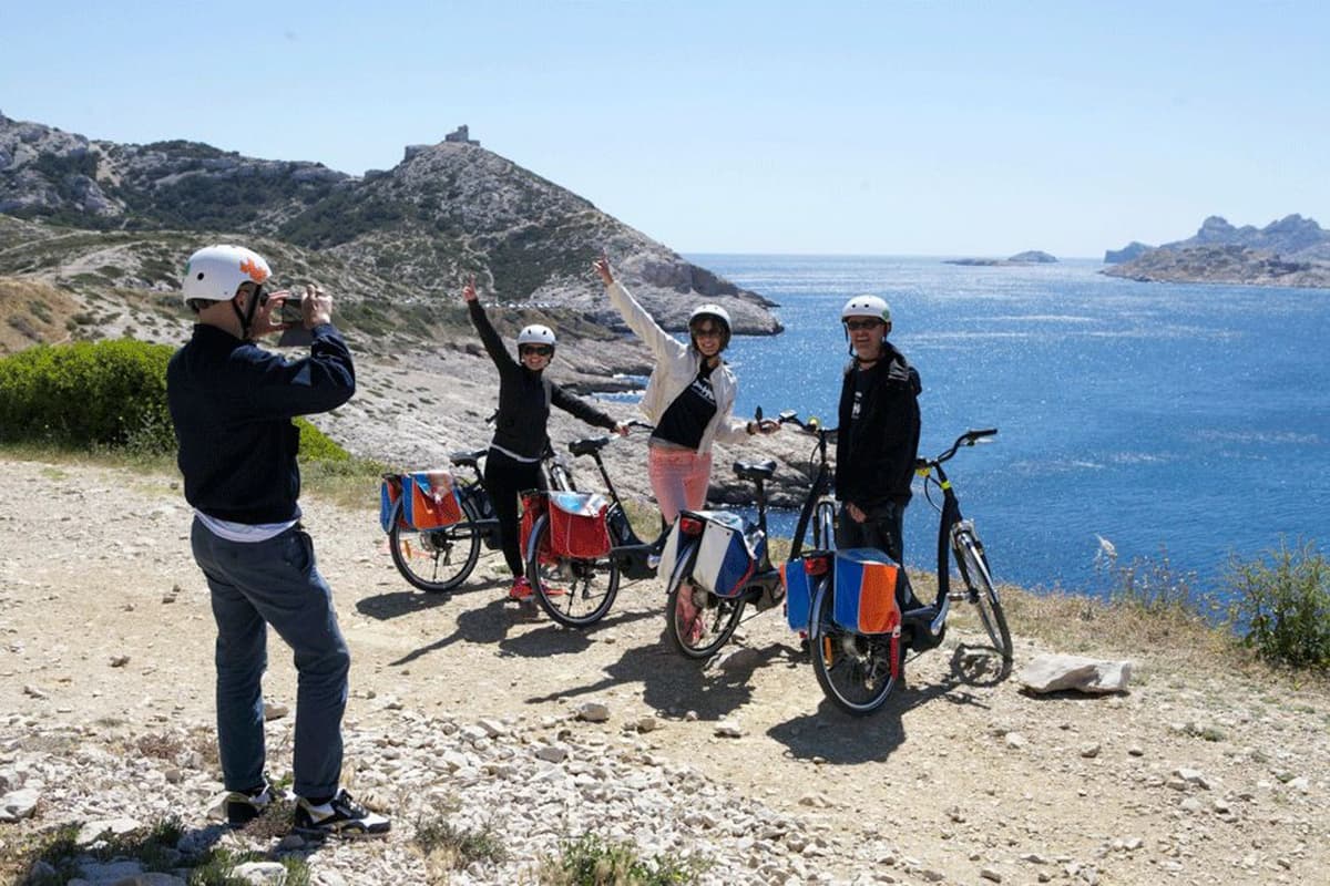 Marsella: Excursión de un día en bicicleta eléctrica por las Calanques