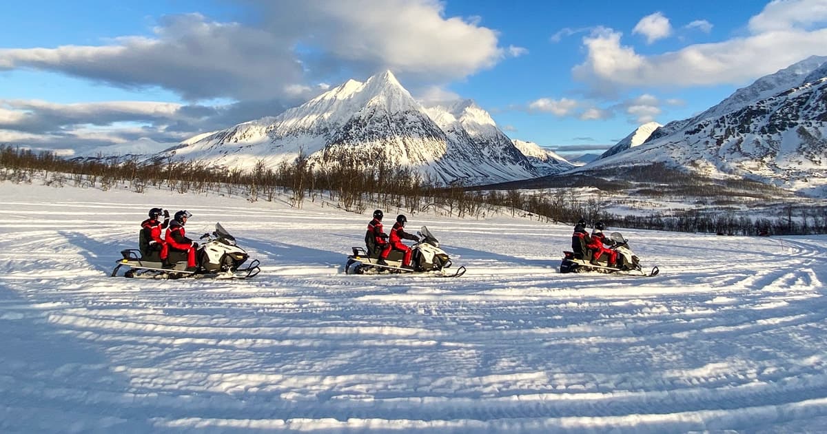 Desde Tromsø: safari en motonieve por los Alpes de Lyngen - 8:30 h
