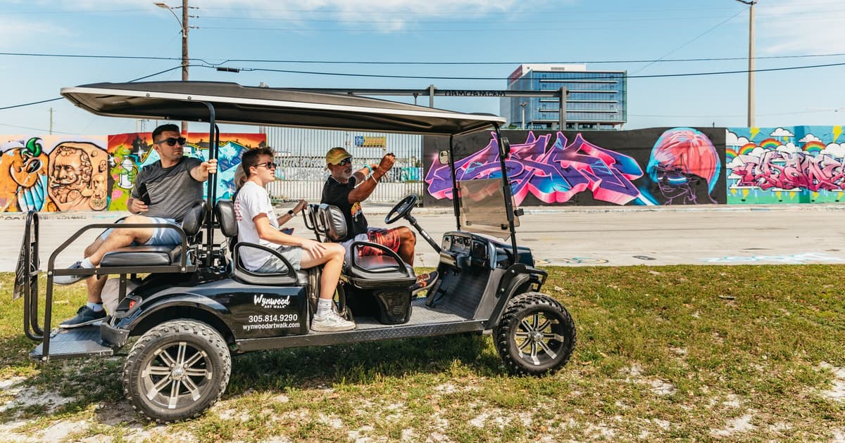 Wynwood Art District 1-Hour Street Art Tour by Golf Cart