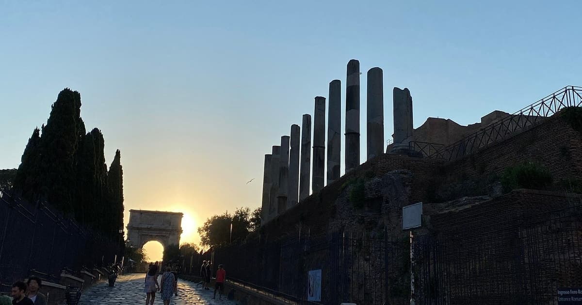 Roma: Tour turístico nocturno de la Antigua Roma