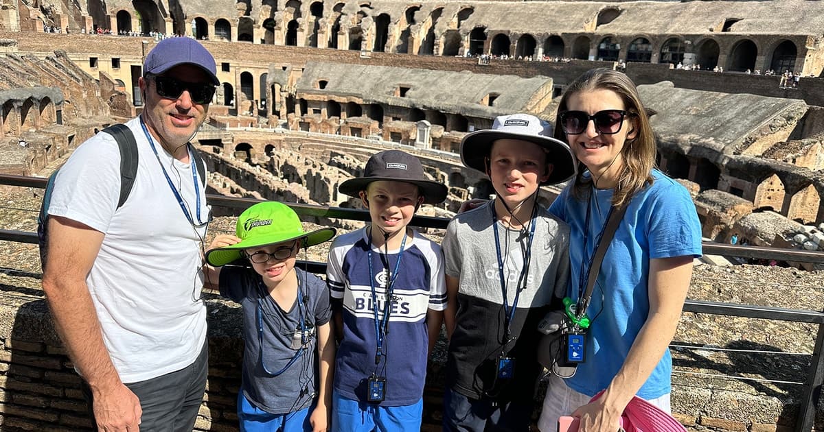 Tour privado del Coliseo y la Roma Antigua para niños