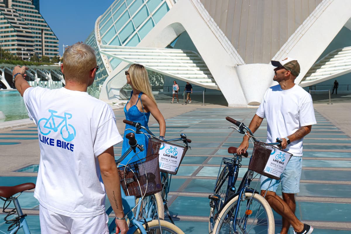 Valencia Visita Guiada en Bicicleta en grupo reducido o Privada