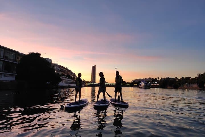 Sevilla: Puesta de sol en Paddle Surf