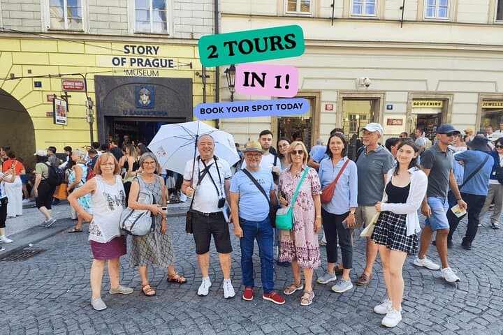 Visita guiada a pie por el casco antiguo y el barrio judío de Praga (basado en propinas)