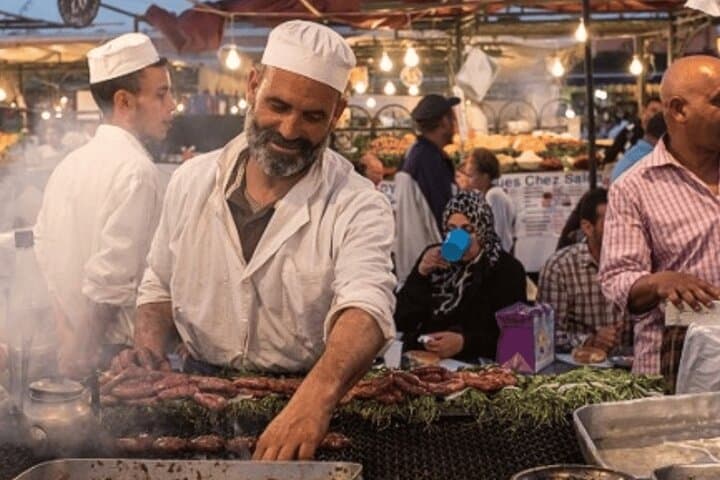 Marrakech: tour de comida callejera por la noche