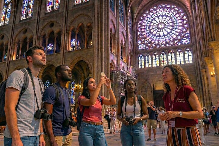 Notre Dame Interior and Exterior Small Group Guided Tour