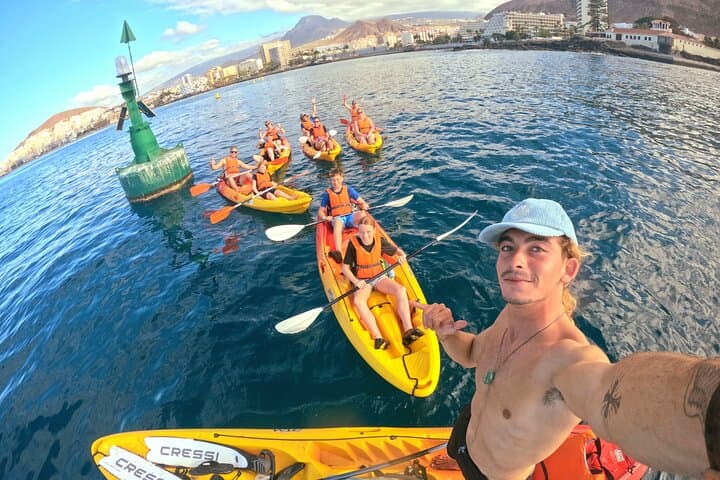 Tenerife : Excursión en kayak & snorkel para grupos pequeños con fauna marina