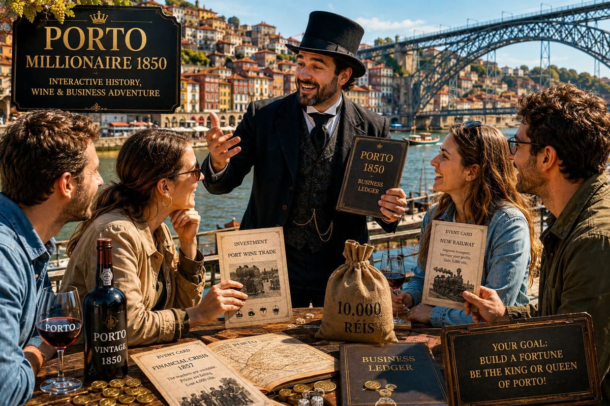Porto Millionaire 1850: Interactive History, Wine & Business