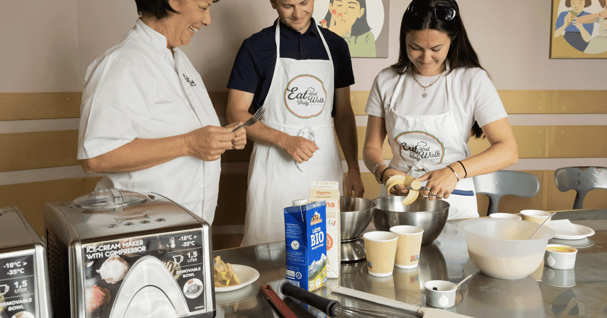 Rome: Pizza and Gelato Cooking Class with Wine