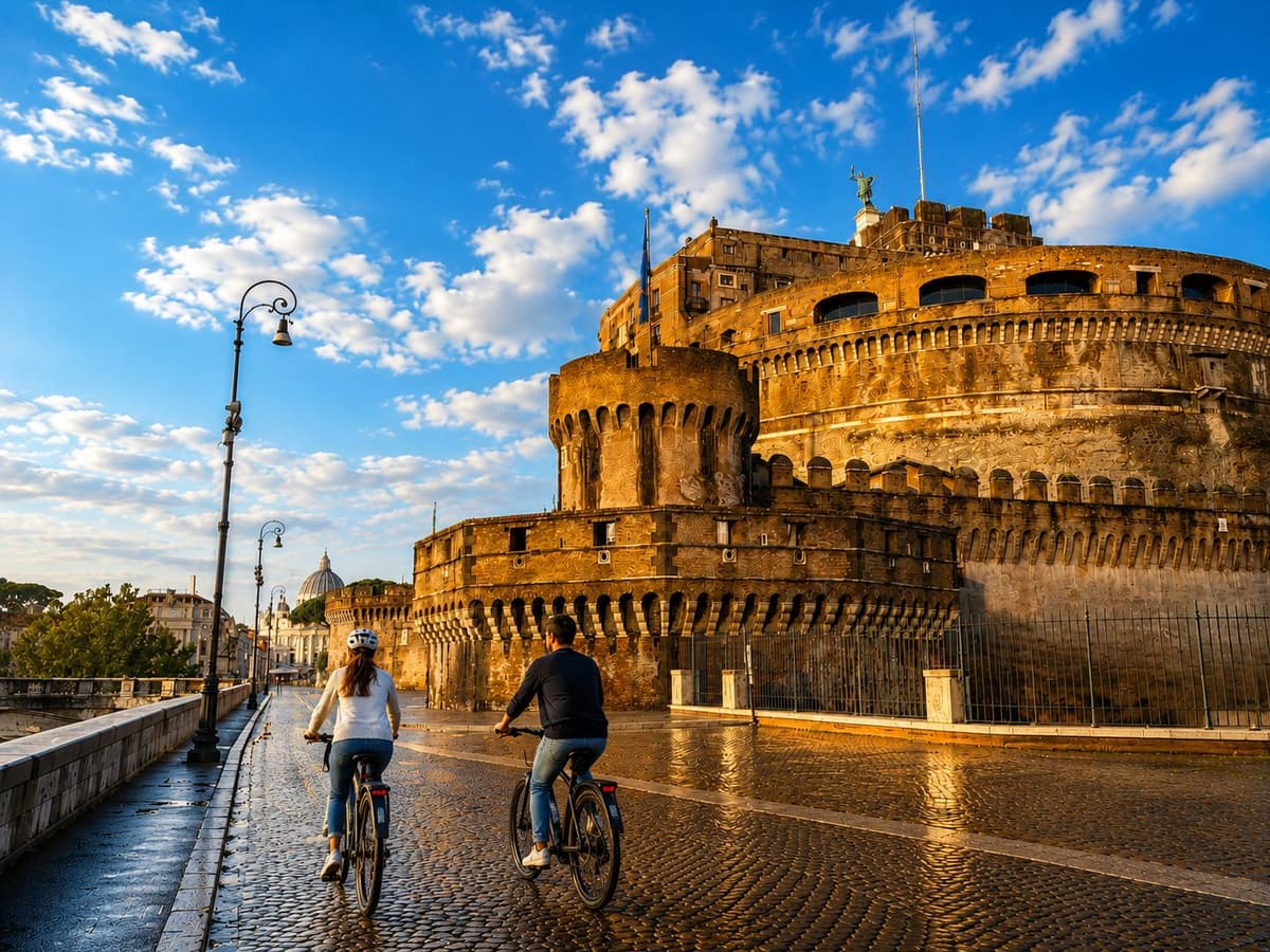 Rome: E-Bike Tour of the Colosseum, Trevi, Spanish Steps and Pantheon