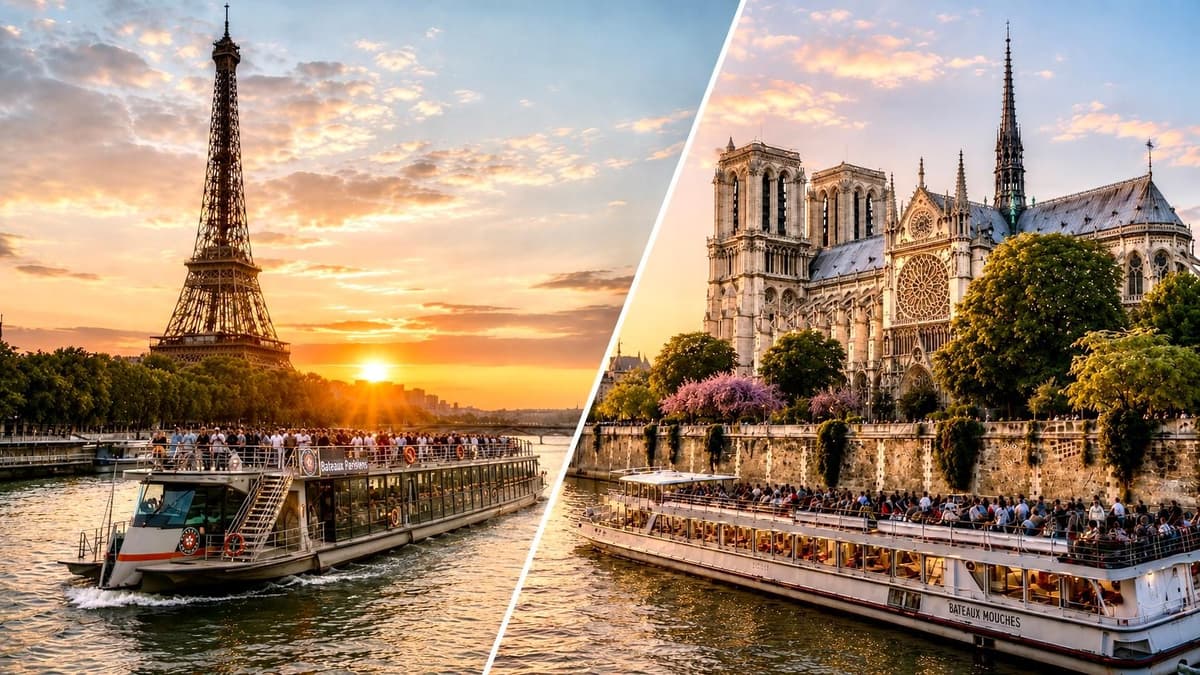 París: crucero panorámico con elección de hora, puerto y compañía